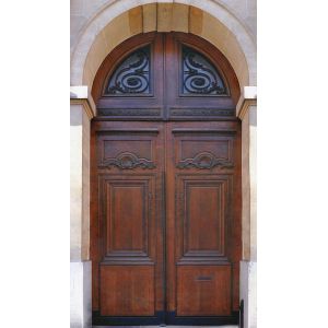 China steel wood security armored door wholesale