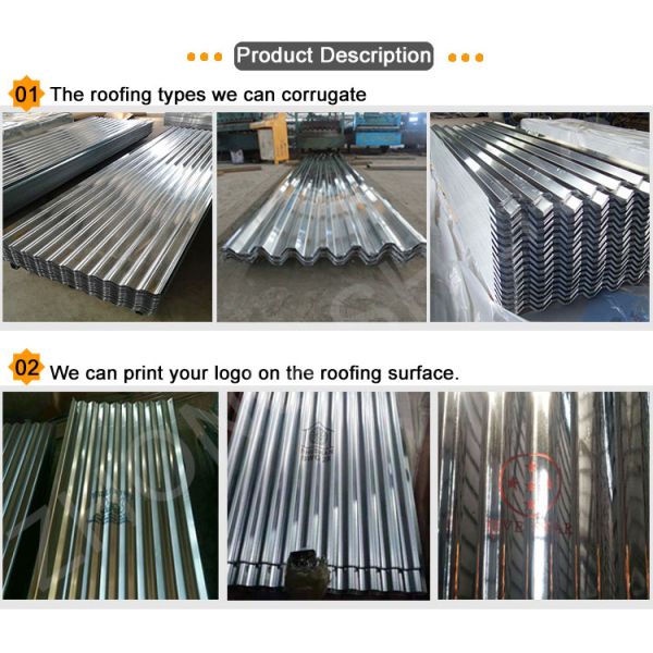 0.12mm 0.16mm 0.18mm Thickness Prime Galvanized Corrugated Steel Roofing Sheet for Ceilings in Tile Types Yx35-200-1000