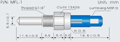 Gas Fired Heating Boiler Immersion Temperature Sensor Easy To Install MFL Series