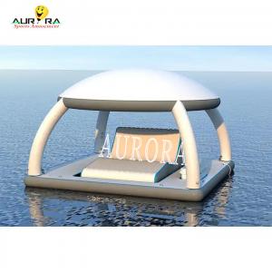 China Custom PVC Inflatable Floating Boat Dock Water Air Pontoon Swim Deck Platform wholesale