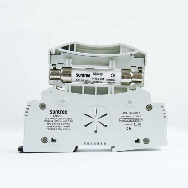 SRD-30 Cylindrical 1500V PV DC Fuse Holder