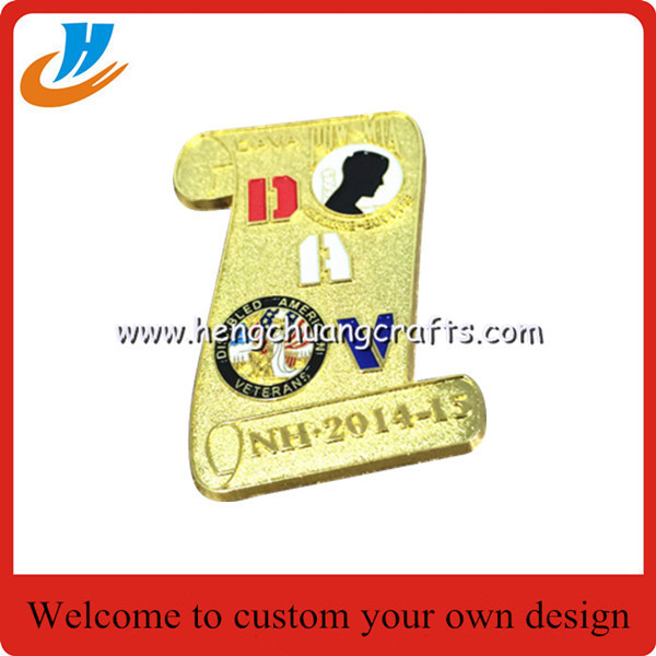 Factory custom American flag pin,paint metal enamel with epoxy