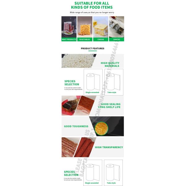 Nylon Lldpe Meat Cheese Shrink Film Bag Packaging Transparent Printing Shrink Film