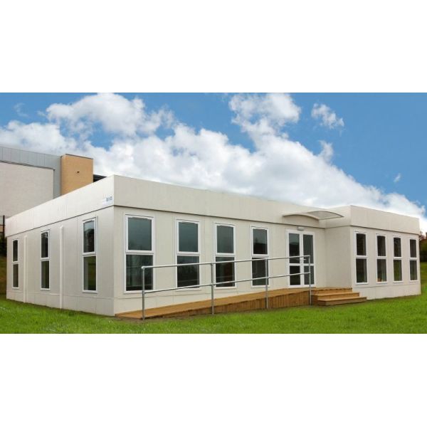 Q355B Steel Commercial Building for Exhibition Halls and Showrooms