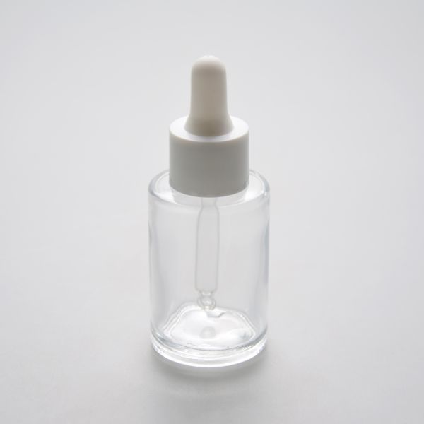 20/410 Essential Oil Pump Bottle Flat Shoulder 30ml Glass Dropper Bottles
