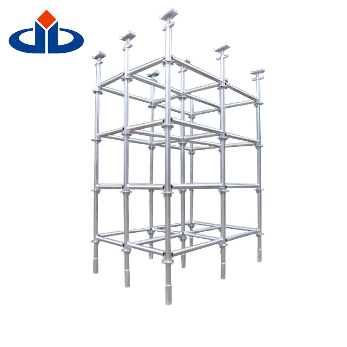 China Safety Metal Ringlock Scaffold System Build Jack Scaffolding Self - Locking wholesale
