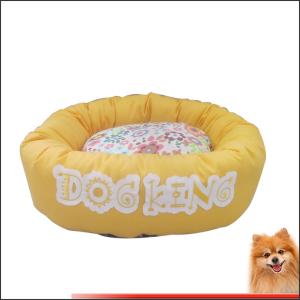 China Pet Supplies Wholesale Canvas Fabric With Flower Printed Dog beds Factory wholesale