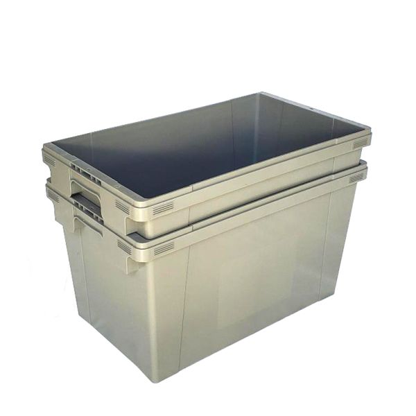 Industrial Design Stackable Plastic Storage Boxes PP Material and Lids for Organization