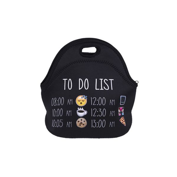 Neoprene Materials Insulated Tote Lunch Bag Durable Custom Logo Good Looking