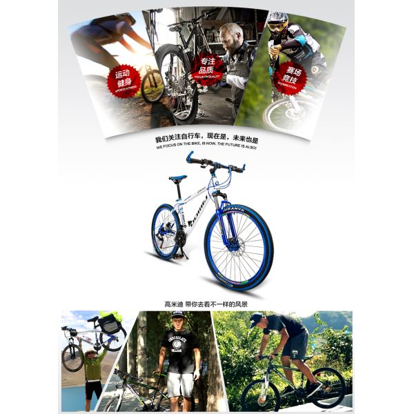 29 Inch Mountain Bike bycycle OEM Velo Aluminium Alloy Bicicleta Customizable