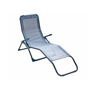 China Steel Tube Foldable Sun Lounger , Outdoor Beach Lounge Chairs on sale