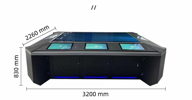 Customizable Interactive Touch Table with 4K Max Resolution for Indoor HD Use