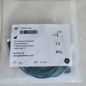 GE Healthcare LOT 241219K REF 4201033-001 Patient Cable In Hospital