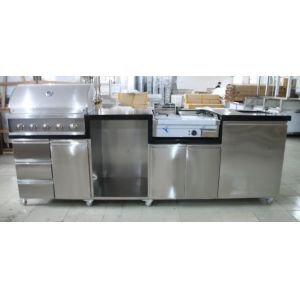 Buy cheap Sliver Color Commercial Kitchen Equipments Gas Grill / 201# Stainless Steel from wholesalers