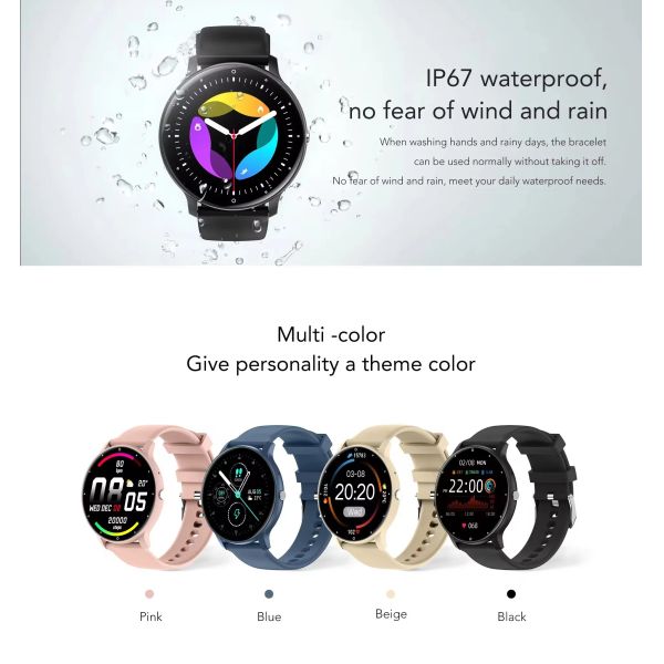 ZL02C Pro Women'S Bluetooth Watch 1.28inch AI Voice Sports Fitness Amoled Calling