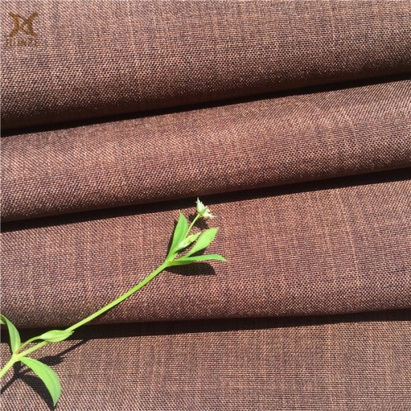 Soft and Flowing 170D Polyester Doris Yarn Plain Woven Linen Fabric for Summer Dress