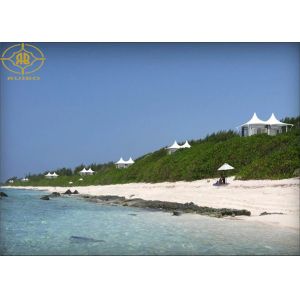 Permanent Architectural Shade Structures Weatherproof Corrosion Resistance