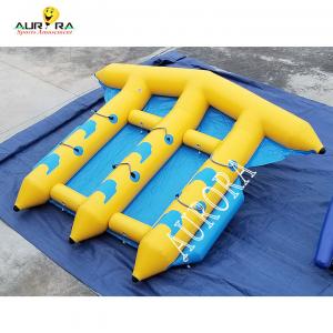 China Water Sport colorful Towable Inflatable Banana Boat Tube Flying Fish For Sea wholesale