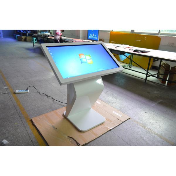 Intel HD Audio 55 Inch Interactive Touch Screen Kiosk 8G Memory High Brightness
