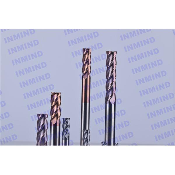 HRC65 4mm / 6mm / 8mm Corner Radius end mill SiN Coating KFC K55 carbie rods carbide end mill