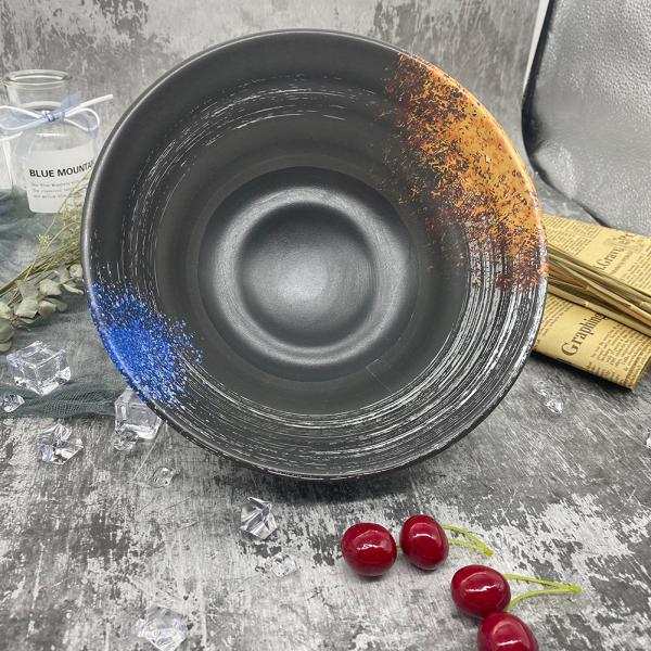 melamine noodle bowl Durable Elegant Matt Melamine Soup Bowl Round Non Toxic Food Grade