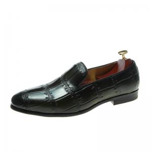 China Pointed Toe Anti Slippery Italian Handmade Mens Dress Shoes Genuine Leather on sale