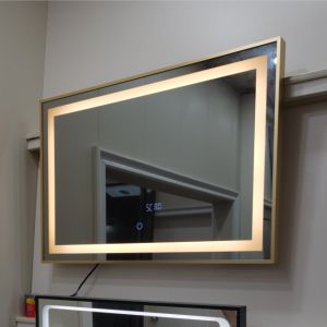 Led Tempered Dressing Glass Mirror 12V Waterproof Wall Mounted