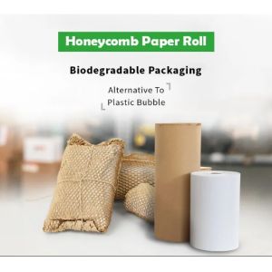 China Biodegradable Honeycomb Folding Paper Packaging For Wrapping Cushion Roll wholesale