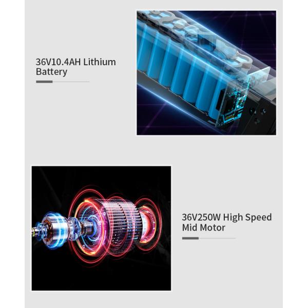 27.5in Pedal Assist Full Suspension Mountain Bike battery assisted