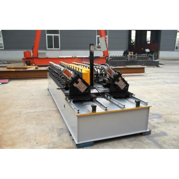 8.5kw Full Automatic Purlin Roll Forming Machine With 0-15m / Min Speed