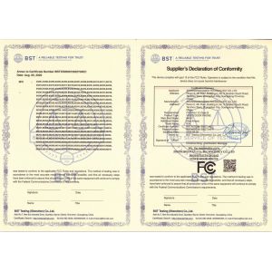 Zhongshan Avata Technology Co.,Ltd Certifications