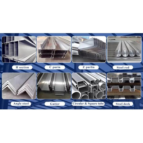 Q235B Q355B Steel Structure Workshop Strong Metal Buildings Construction