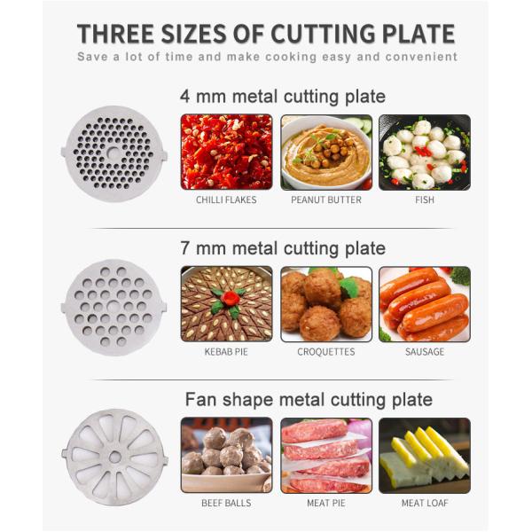 2000W high capacity meat grinder food cutter industrial or commercial use