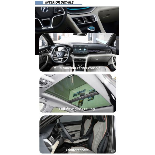 2022 Auto Byd Song Plus 60v 4000w 4 Wheel Electric Car New Cheap 4WD AWD Adults Electric Byd Yuan Tang Han Electric Cars