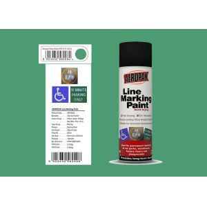 Buy cheap AEROPAK Line Marking Spray Paint 500ml grass green color with ROHS for street from wholesalers