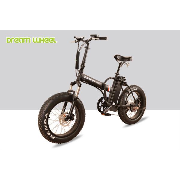 500W 20 Inch Fat Tire Folding Electric Bike 32km/H