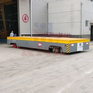 Buy cheap 50 Tons Heavy Load Trackless Transfer Trolley Hydraulic Steering from wholesalers