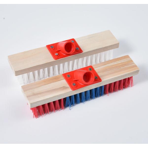 Wooden Handle Nylon Floor Brush Floor Cleaning Bathroom Kitchen Carpet Cleaning Brush