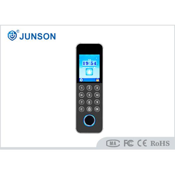Quality Narrow Mount Touch Panel 12V DC Fingerprint Access Control for sale