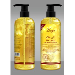 Buy cheap Apricot Seed Oil Peeling Shower Gel 24K Gold Body Wash Cleanser Smoothing from wholesalers