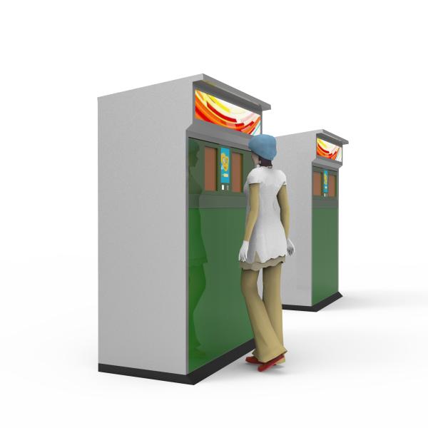 Multi Circle RVM 746 RVM Reverse Vending Machine Green Recycling Sraps