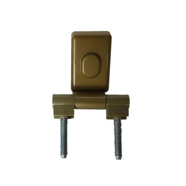 6mm Powder Coating Sauna Door Hinges Brass Silver Finished Original Color