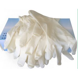 Disposable Non Sterile Latex Examination Gloves Natural White CE/ISO13485