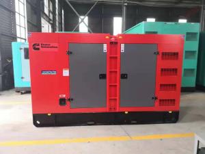 China Red Silent Diesel Generator Set ISO9001 Base Type Electric Generating Set wholesale