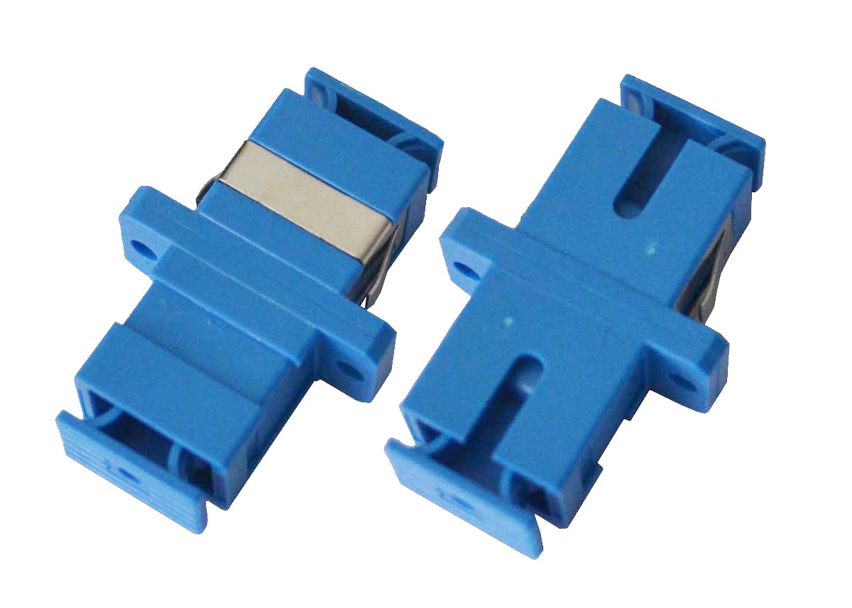 SC Simplex / Multimode Adapter , Optical Fiber Socket with Plastic Housing