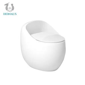 China Ceramic Colored Siphon One Piece Toilet Bowl Egg Design Water Saving wholesale