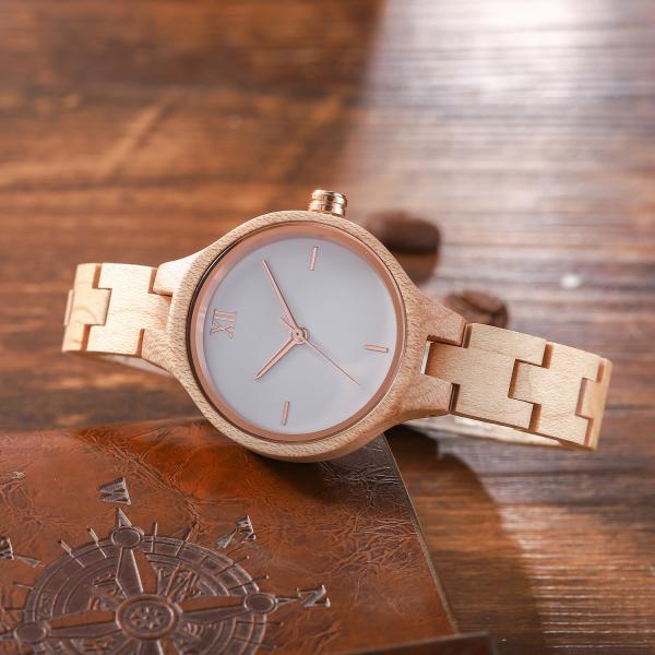 Simple wooden wrist watch,maple wood watch,ladies watch. good gifts for women.