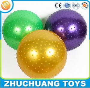 China 65cm inflatable spiky pvc fitness ball,pilates ball wholesale
