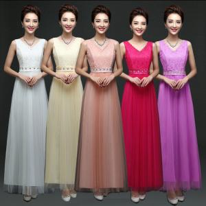 China Deep V Neck Lace Cute Dress Butterfly Bride Dresses Factory Wholesale Bridesmaids Dress wholesale