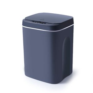China 14L Slim Smart Sensor Trash Can Electric Automatic Plastic Garbage Bin Office Kitchen Home Rubbish Dustbin wholesale